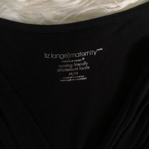 Liz Lange Dresses - Black maternity/ nursing dress Liz Lange Dresses - Black maternity/ nursing dress